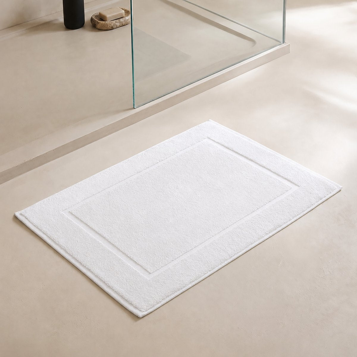 Alfombra Baño Luxe 50x70 White