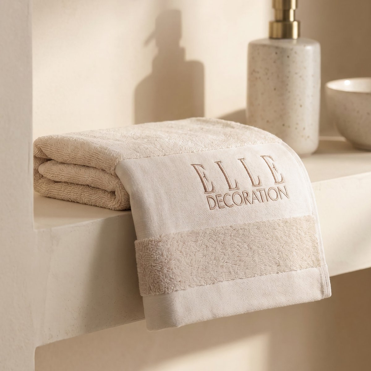 Toalla Ducha Luxe 70x140 Beige