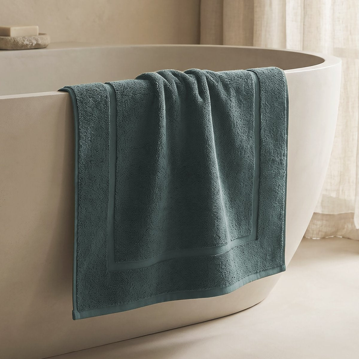Alfombra Baño Luxe 50x70 Petrol