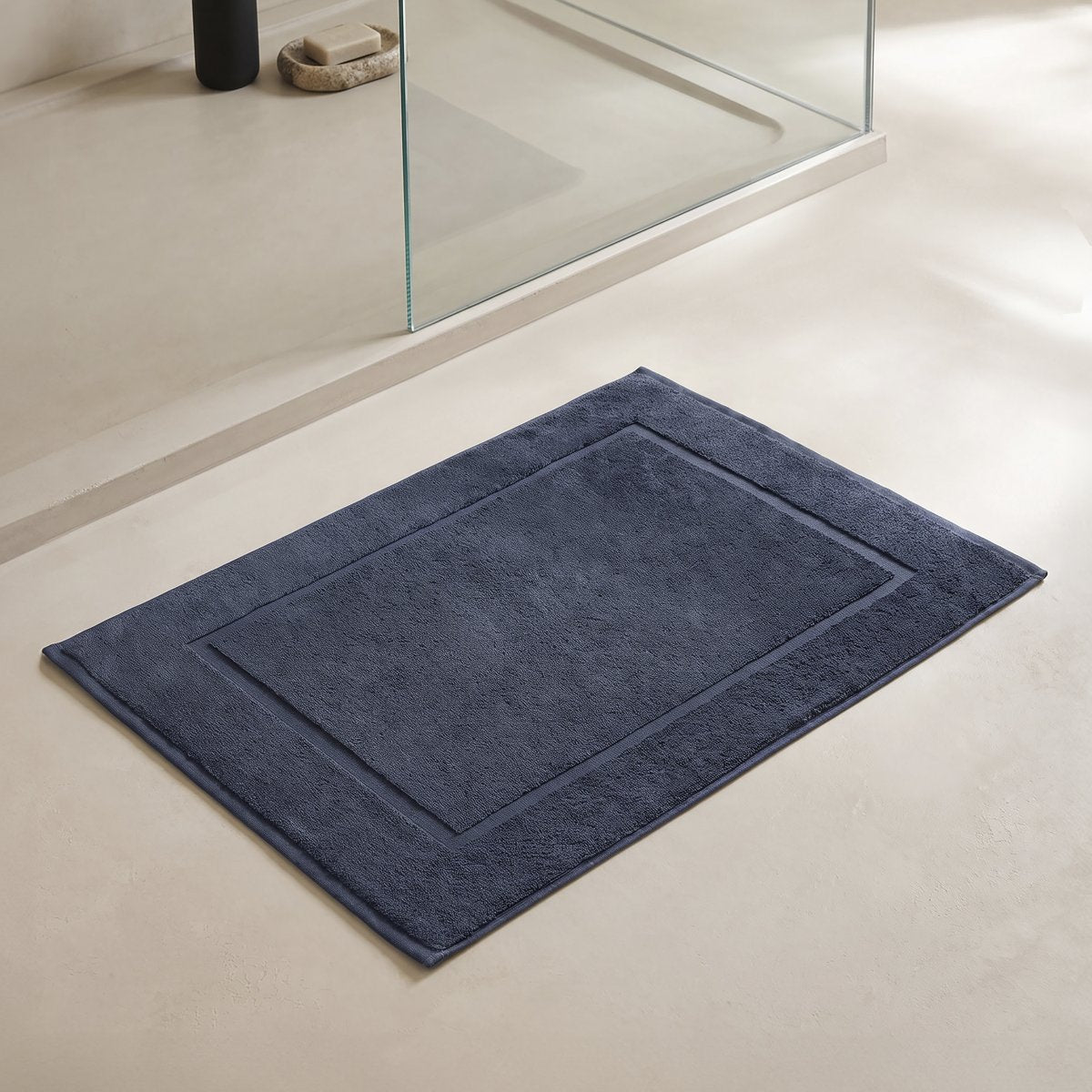 Alfombra Baño Luxe 50x70 Navy