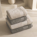 Juego de Toallas Bicolor Luxe Taupe - Beige 700 gr