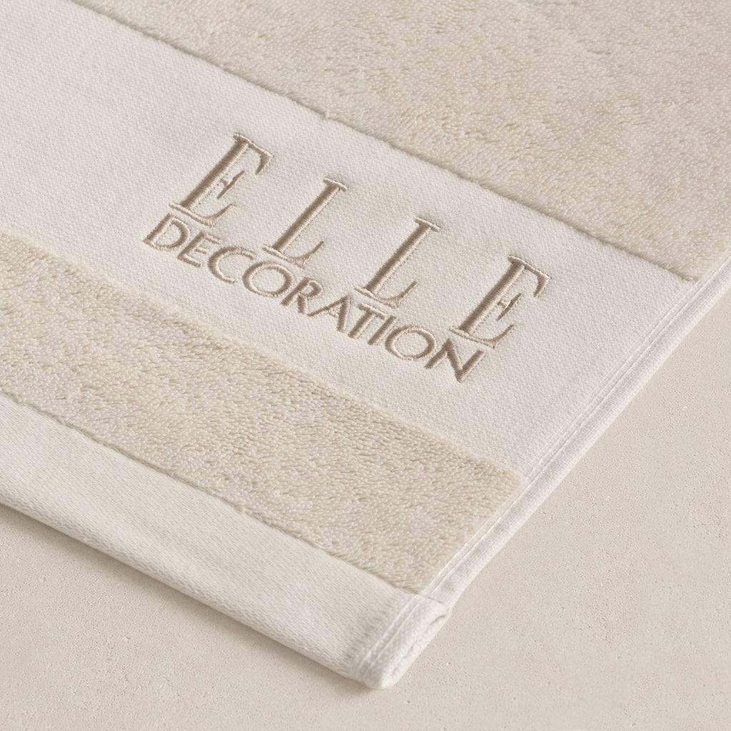 Juego de Toallas Bicolor Luxe Taupe - Beige 700 gr