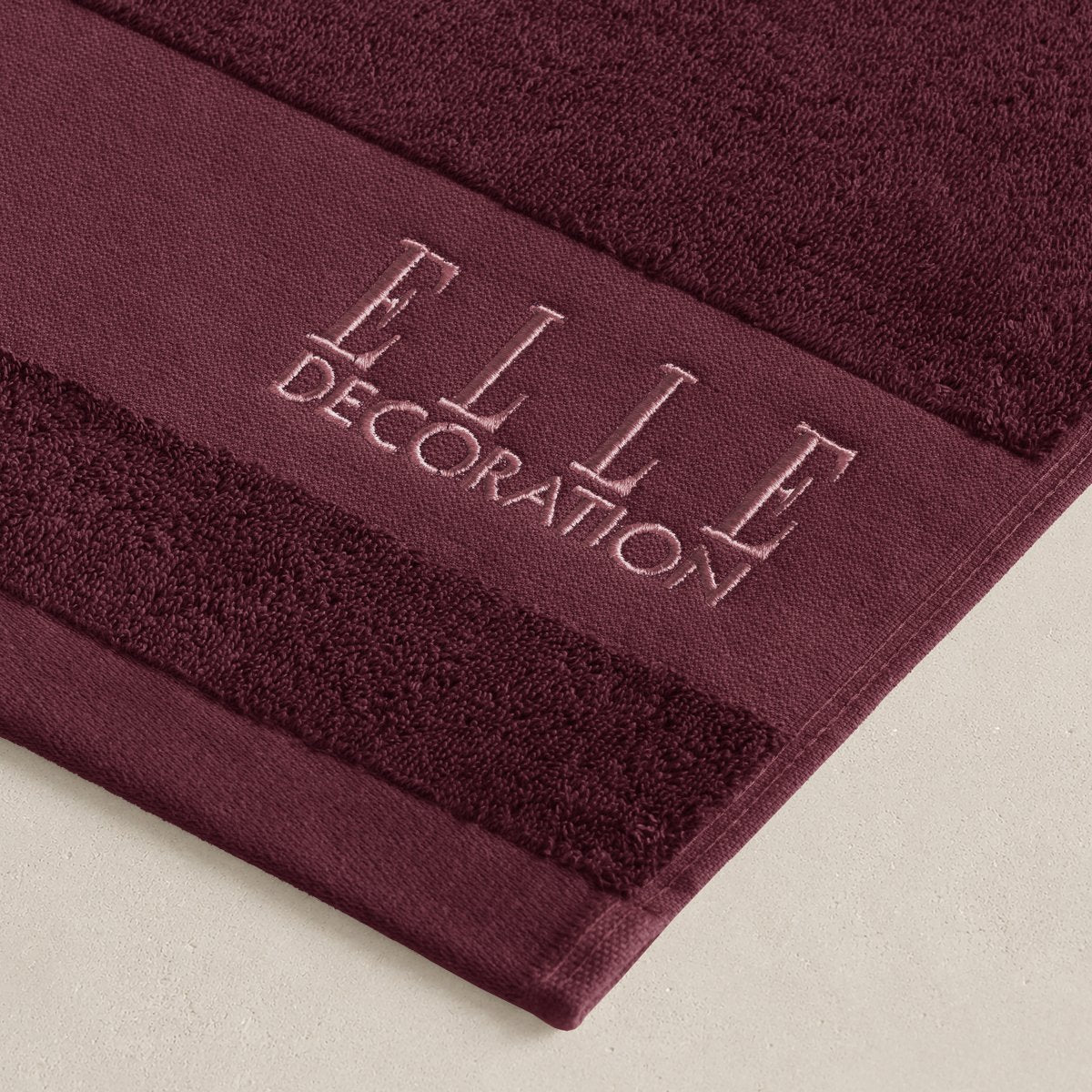 Juego de Toallas Bicolor Luxe Anthracite - Purple 700 gr