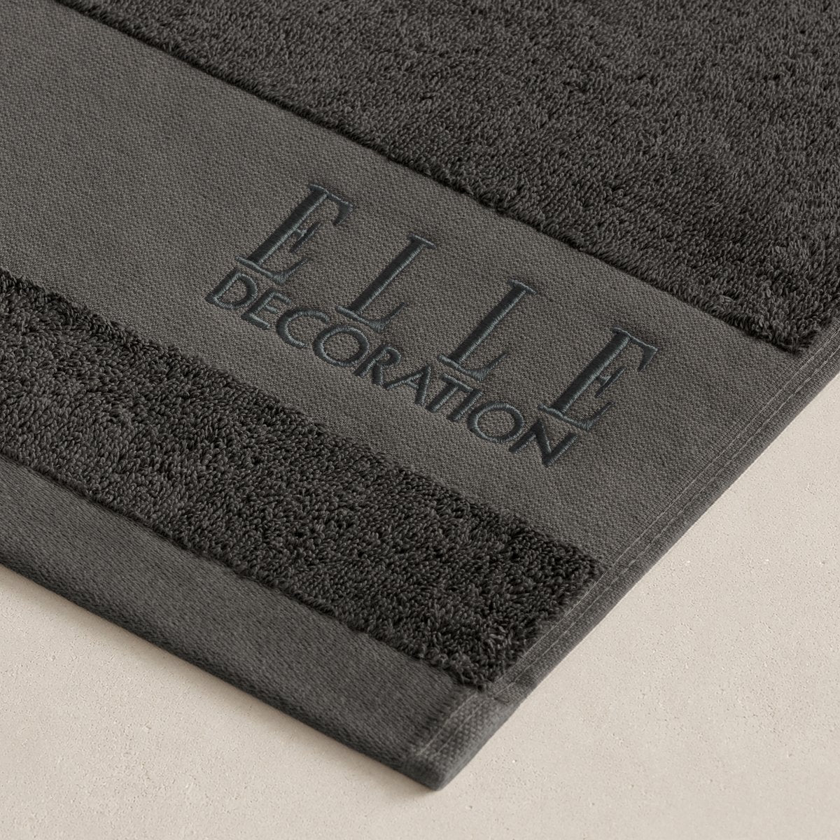 Juego de Toallas Bicolor Luxe Anthracite - Purple 700 gr
