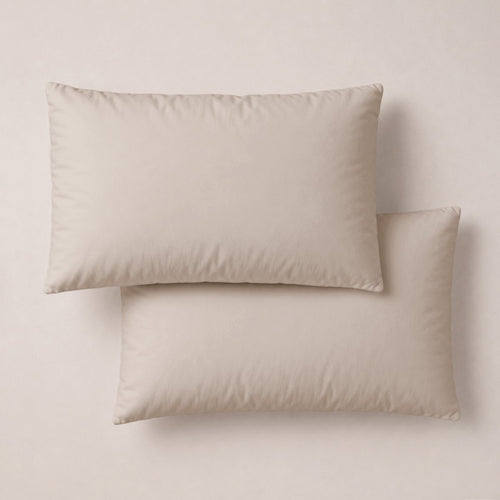 Funda de Almohada Beige - Elle Deco