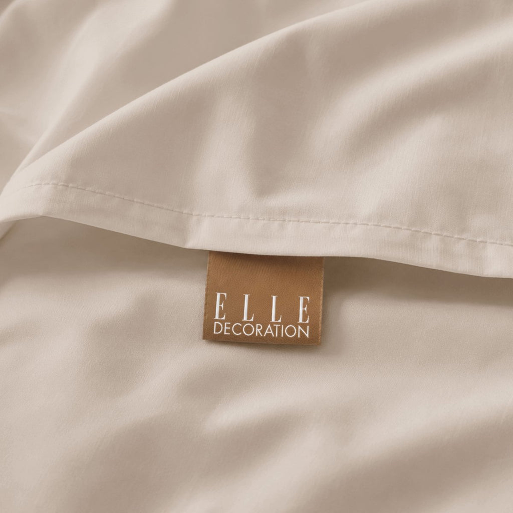 Funda de Almohada Beige - Elle Deco