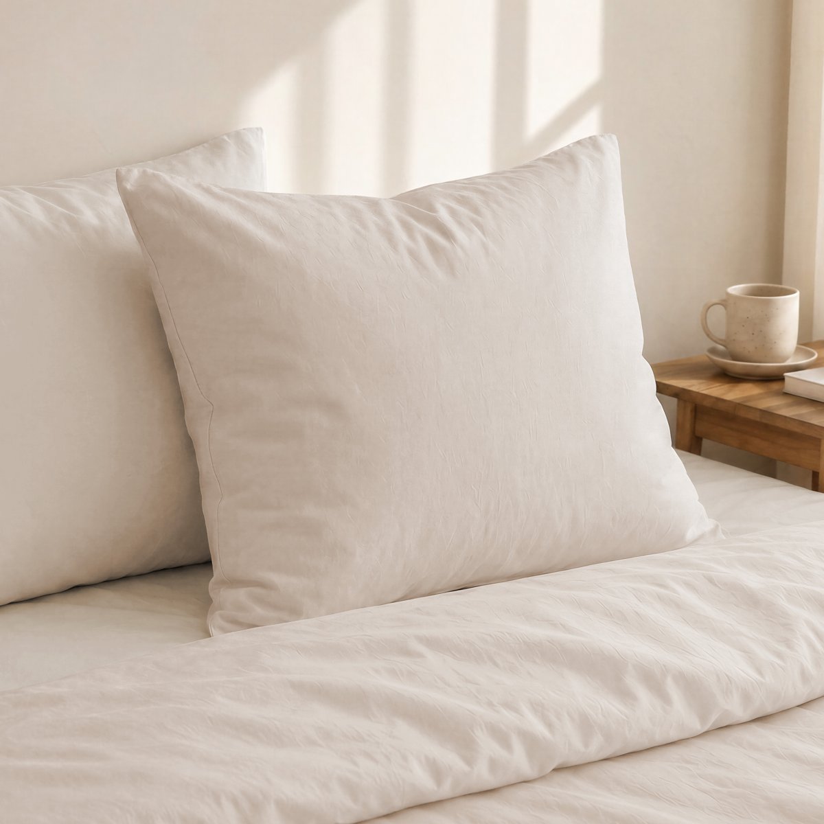 Funda de Cojín Beige - Elle Deco
