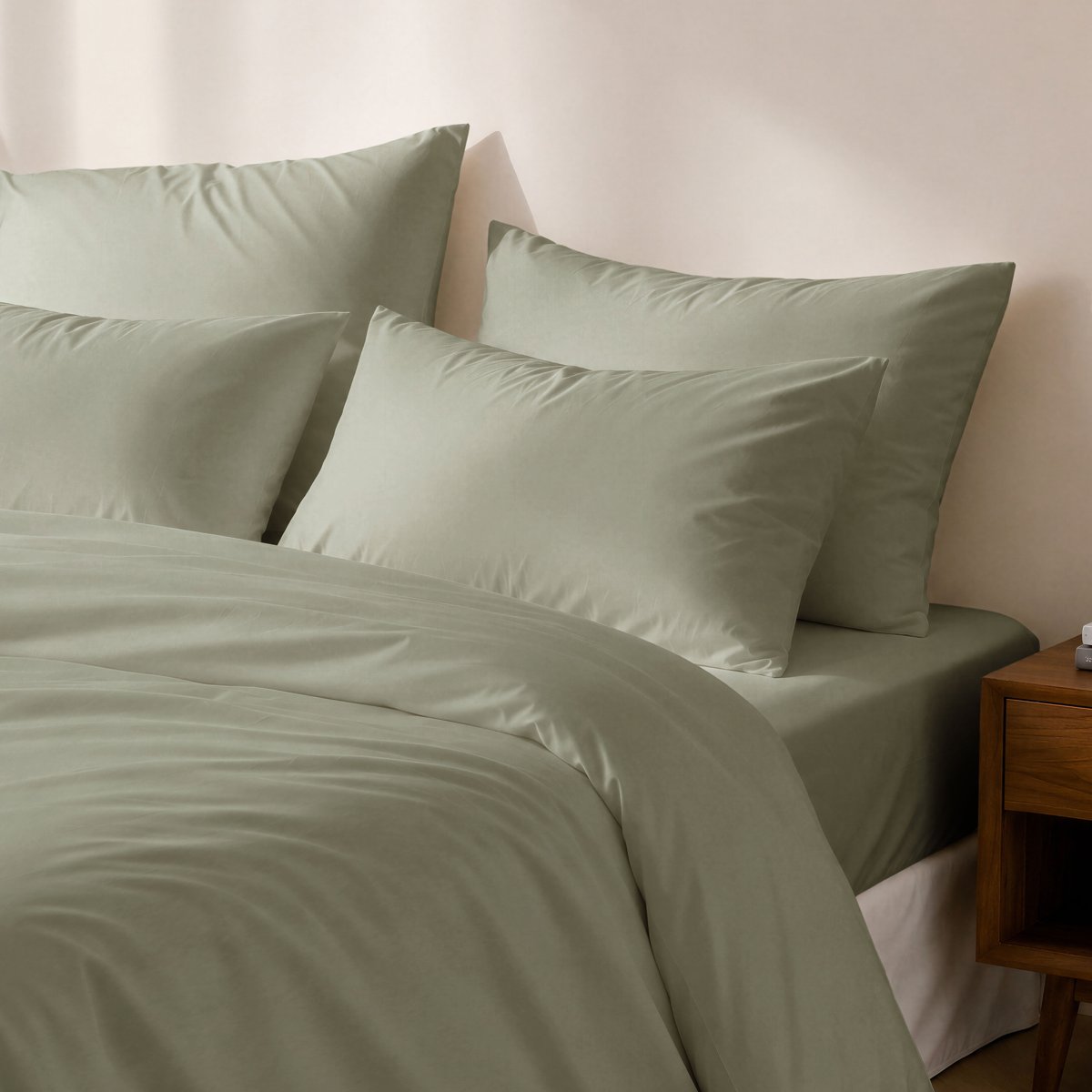 Funda de Almohada Verde - Elle Deco