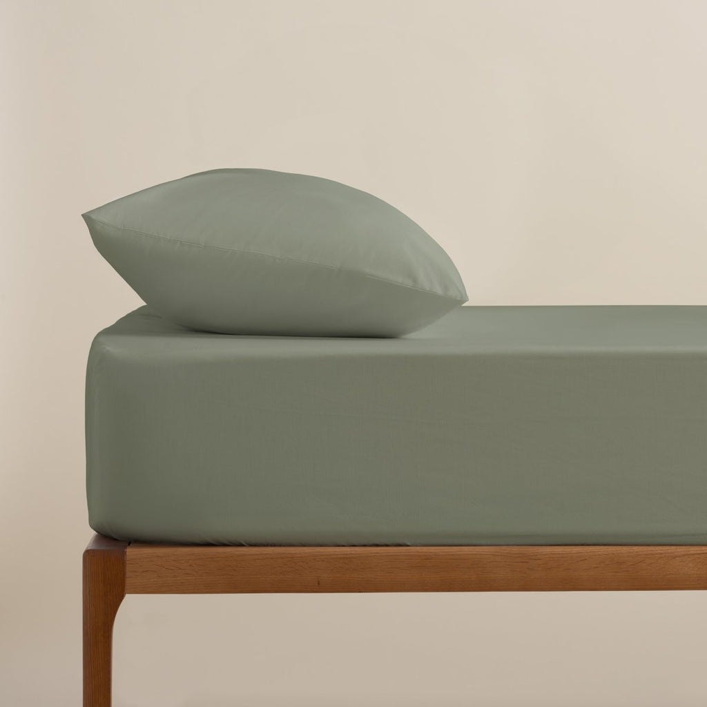 Sábana Bajera Ajustable Verde - Elle Deco