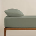 Sábana Bajera Ajustable Verde - Elle Deco