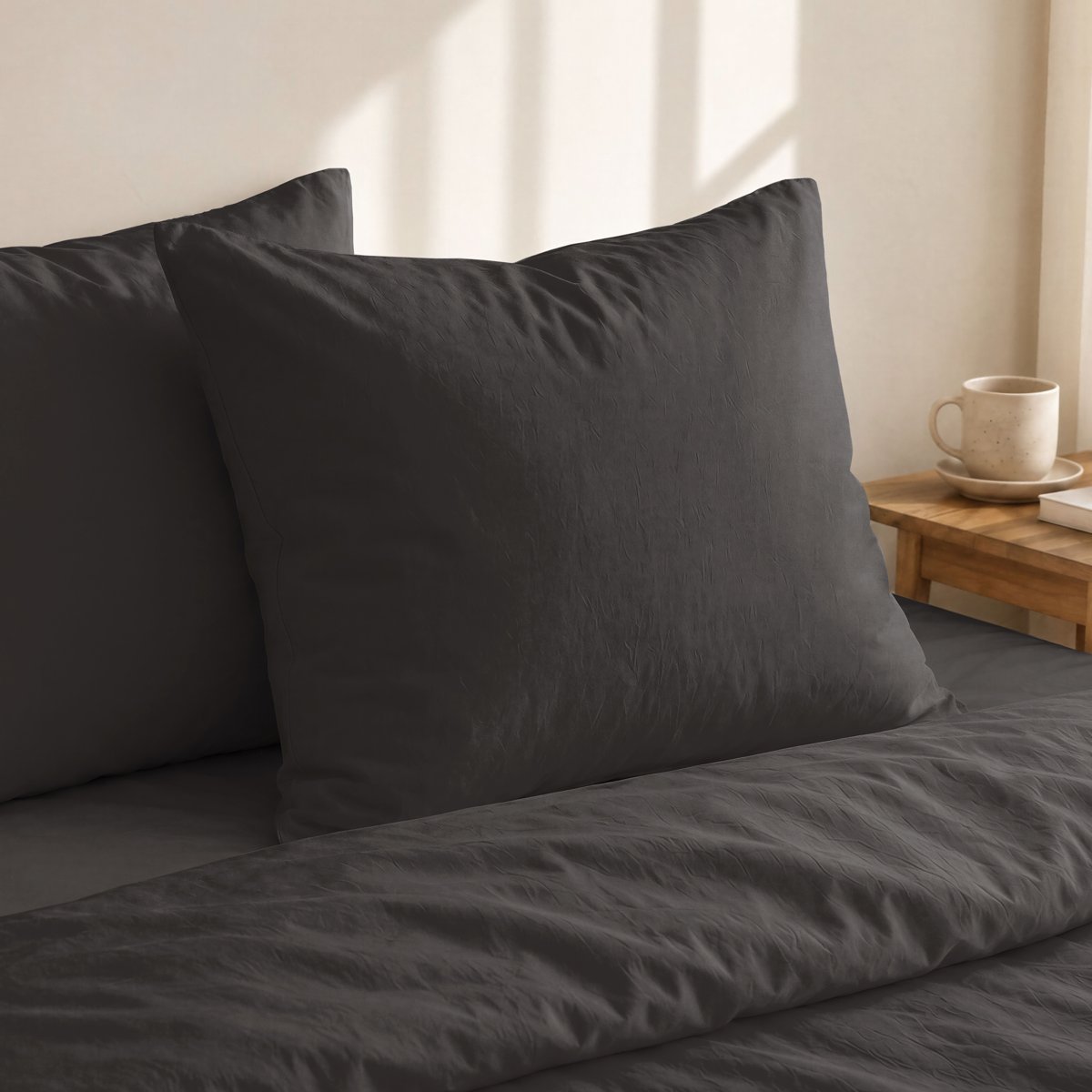 Funda de Cojín Anthracite - Elle Deco