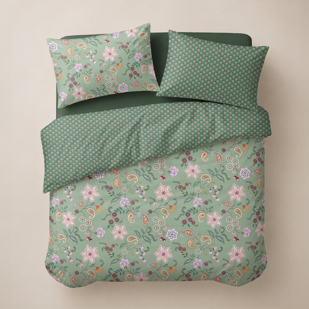 Funda Nórdica Estampada Aruba Green - Verde - foto 5