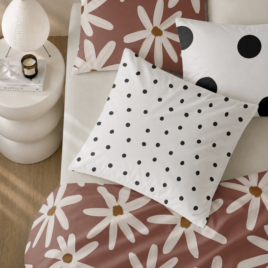 Funda de Cojín Estampada Celyn Brown - Brown - foto 3