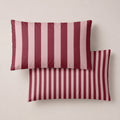 Funda de Almohada Estampada Marena Ciruela - Rosa y Burdeos - foto 1