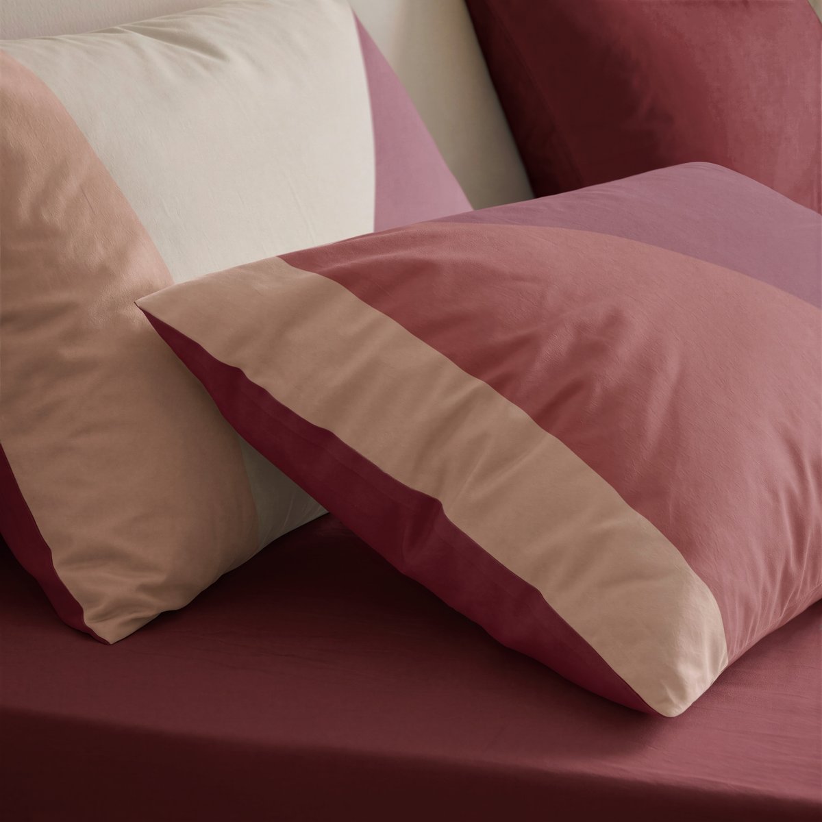 Funda de Almohada Estampada Neo Ciruela - Rosa y Burdeos - foto 2