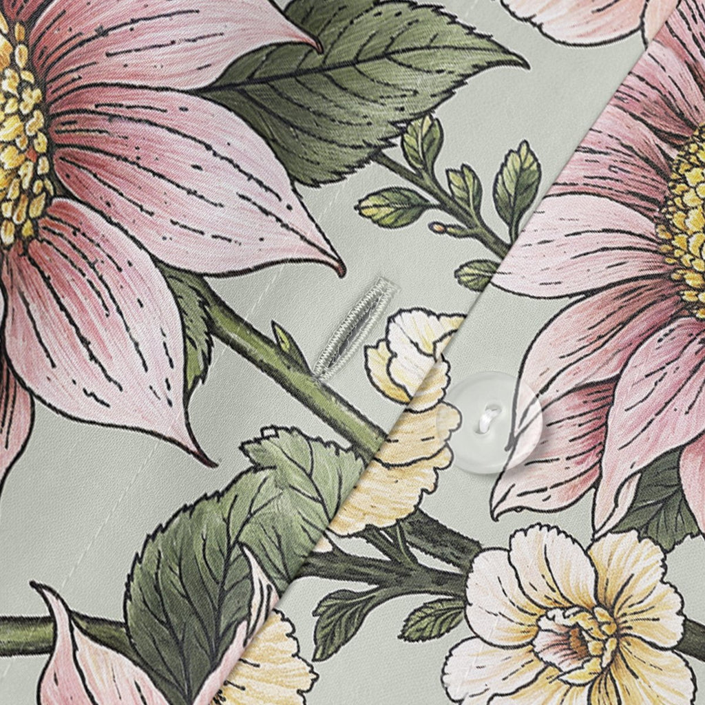 Funda Nórdica Estampada Savia Rosa - Verde y Rosa - foto 6