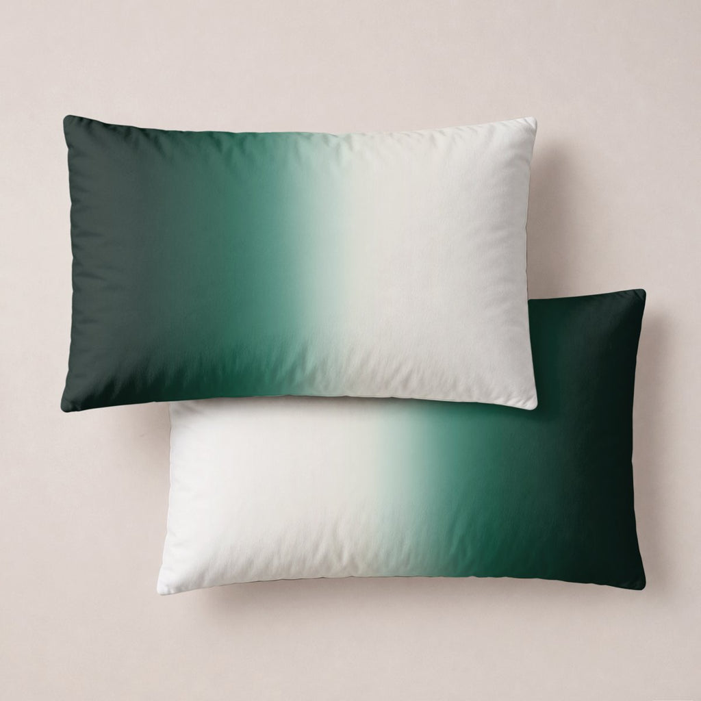 Funda de Almohada Estampada Brisa Green - Verde y Blanco - foto 1