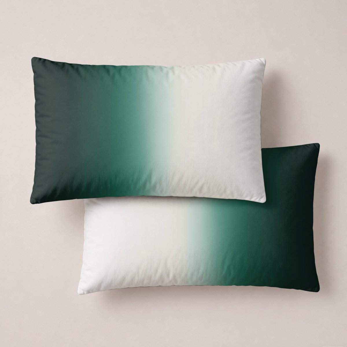 Funda de Almohada Estampada Brisa Green - Verde y Blanco - foto 1