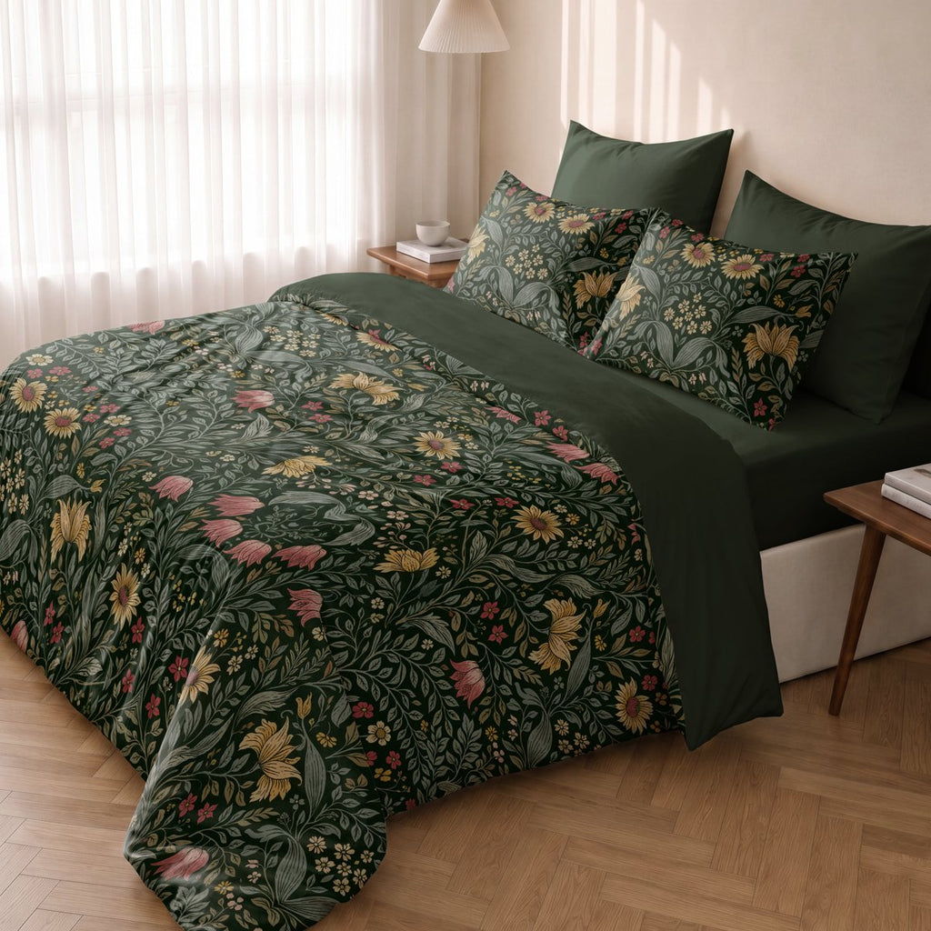 Funda Nórdica Estampada Ceylan Forest - Verde - foto 3