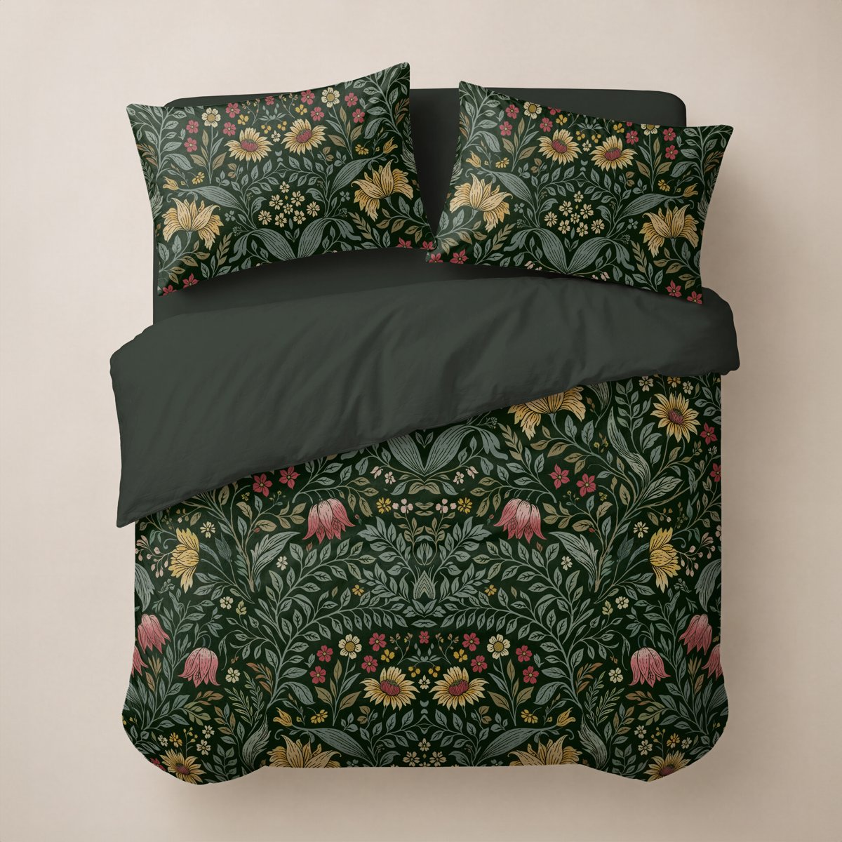 Funda Nórdica Estampada Ceylan Forest - Verde - foto 4