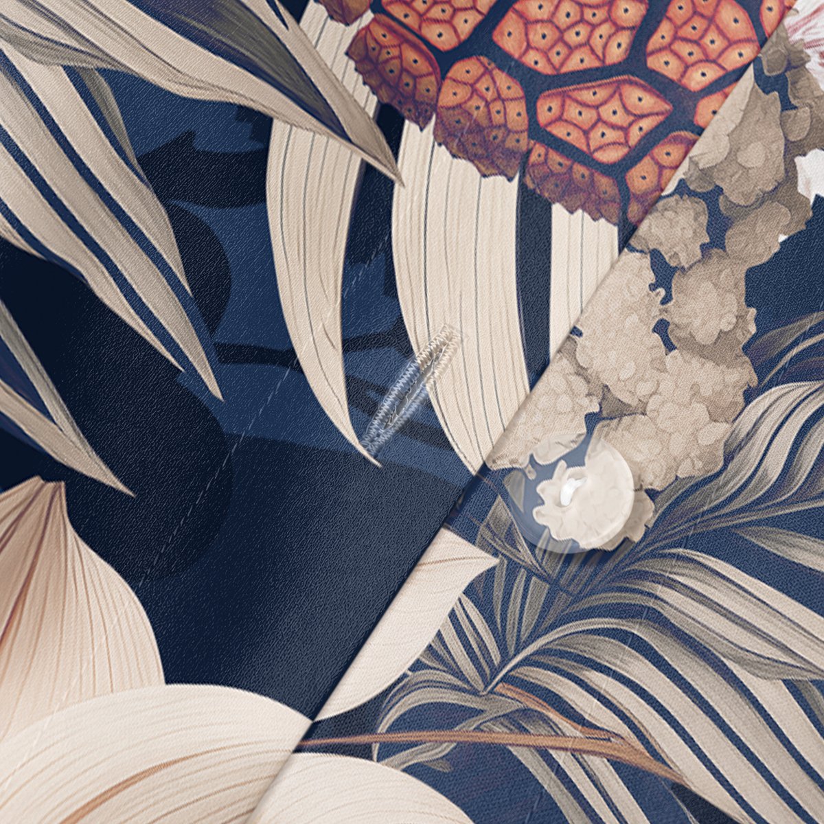 Funda Nórdica Estampada Sayuri Navy - Azul - foto 6