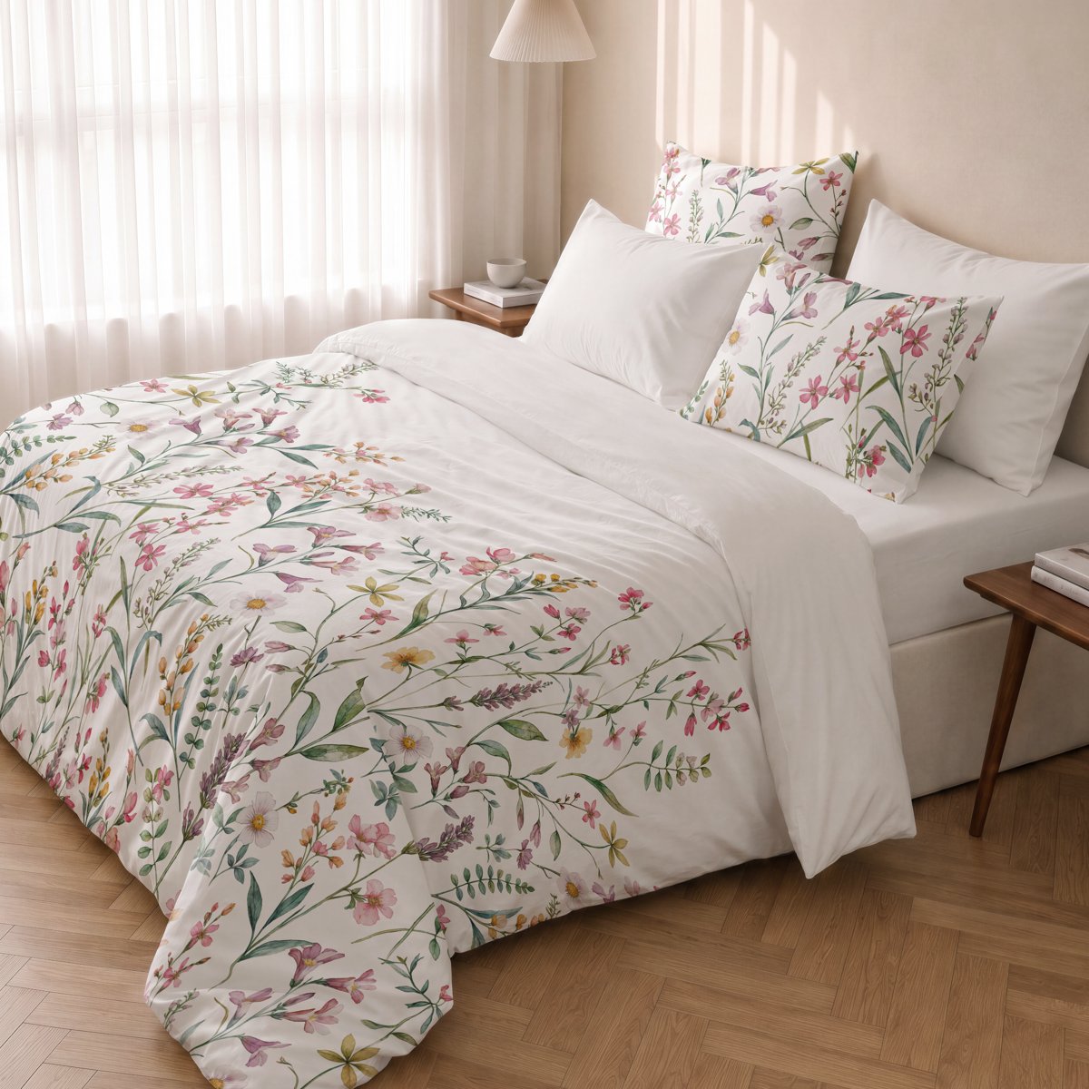 Funda Nórdica Estampada Shiori Blanco - Blanco - foto 1