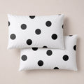 Funda de Almohada Estampada Aveline Blanco - Blanco y Negro - foto 1