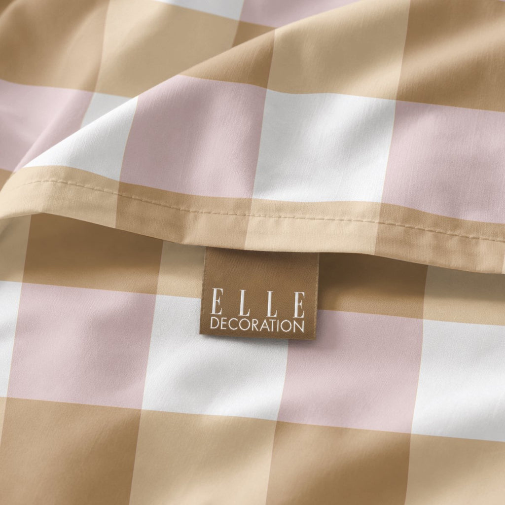 Funda de Cojín Estampada Evania Mustard - Mostaza y Blanco - foto 3