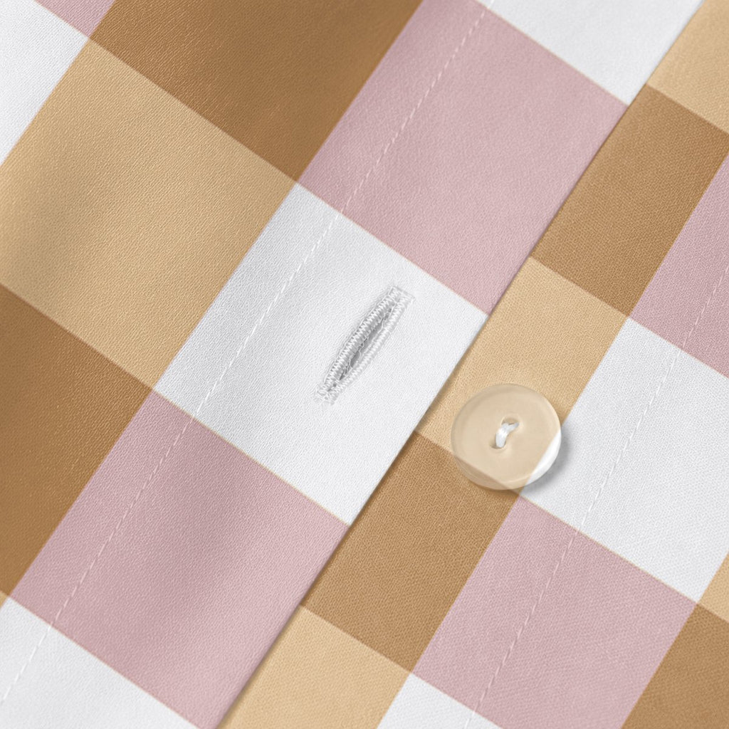Funda Nórdica Estampada Evania Mustard - Mostaza y Blanco - foto 6