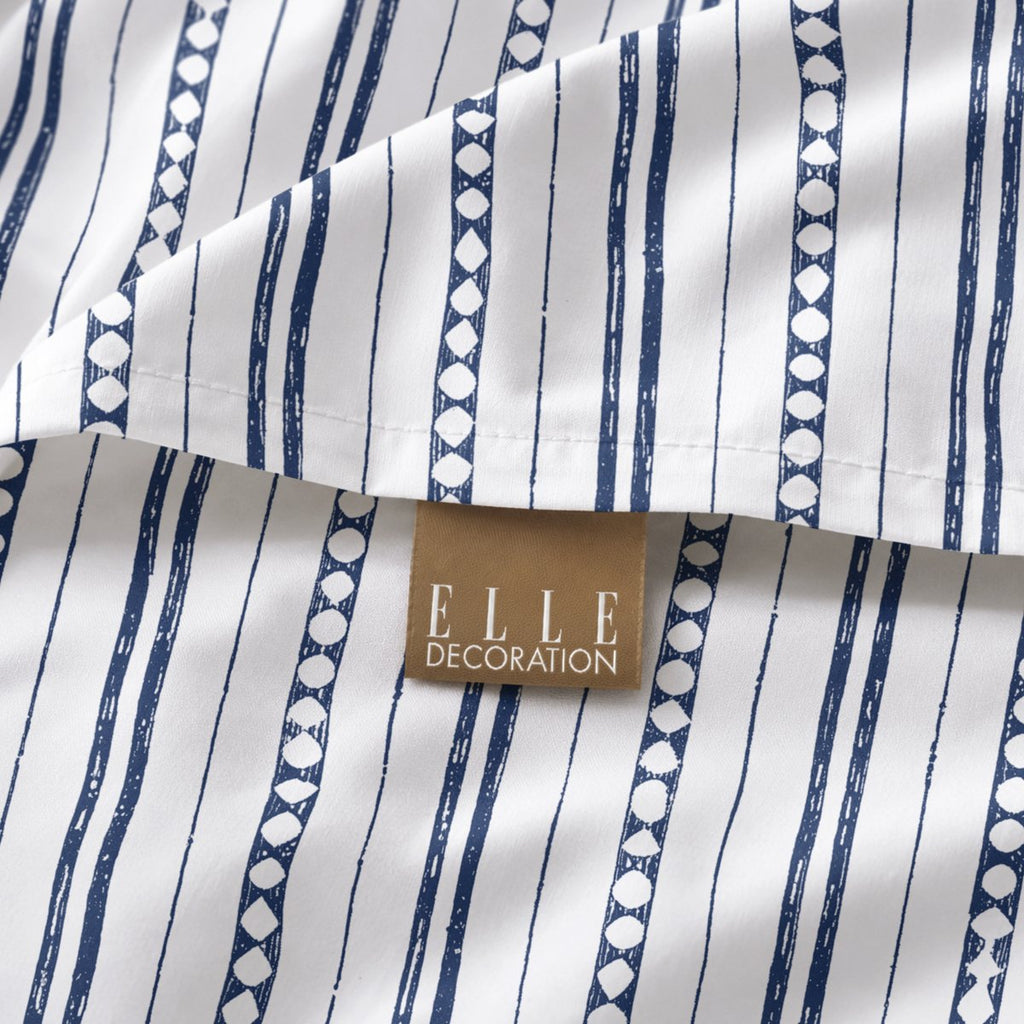 Funda de Almohada Estampada Portofino Blue - Blanco y Azul - foto 3