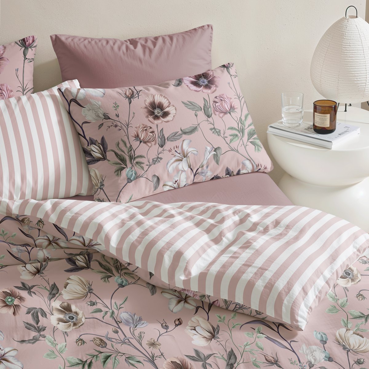Funda de Almohada Estampada Takai Pink - Rosa - foto 2