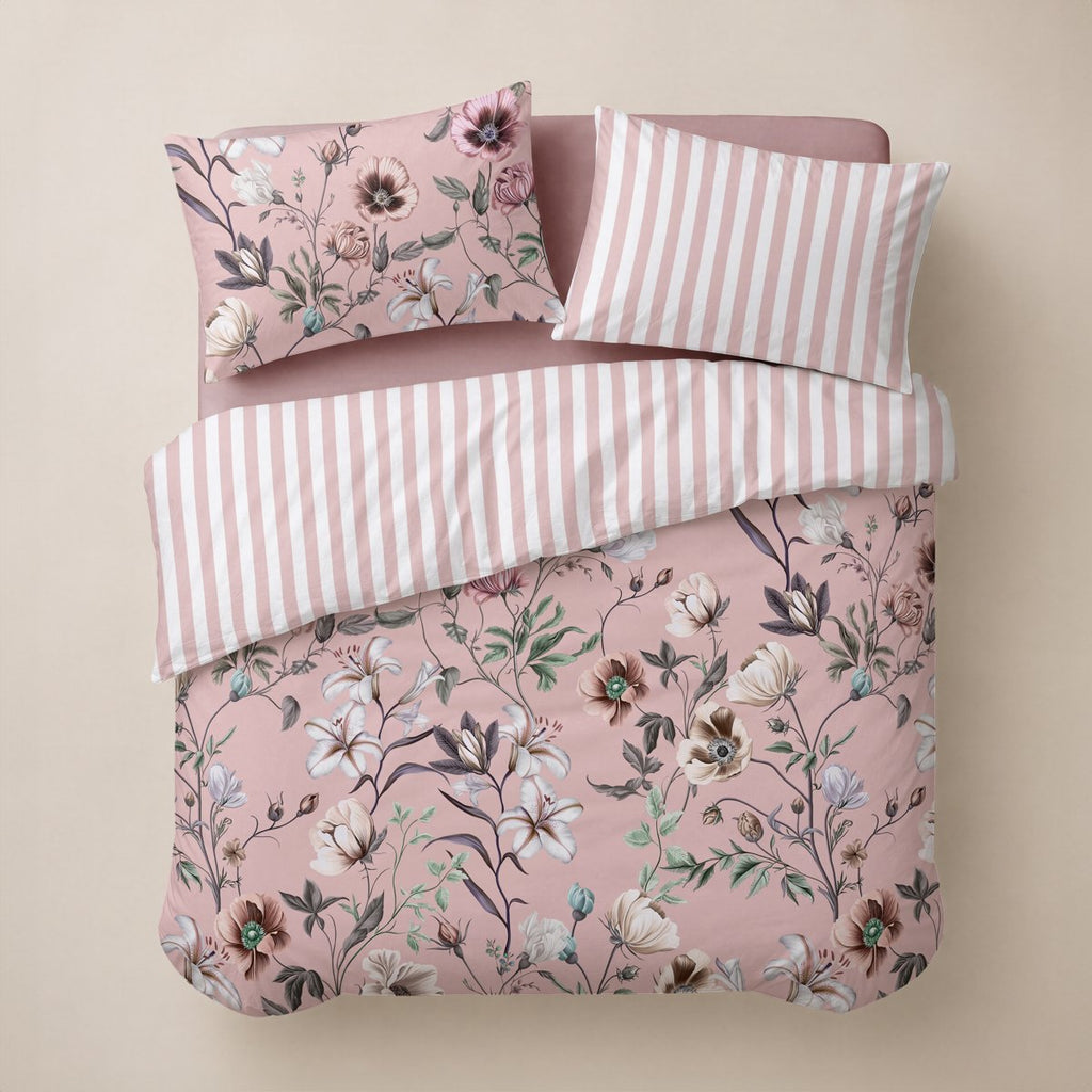 Funda Nórdica Estampada Takai Pink - Rosa - foto 5
