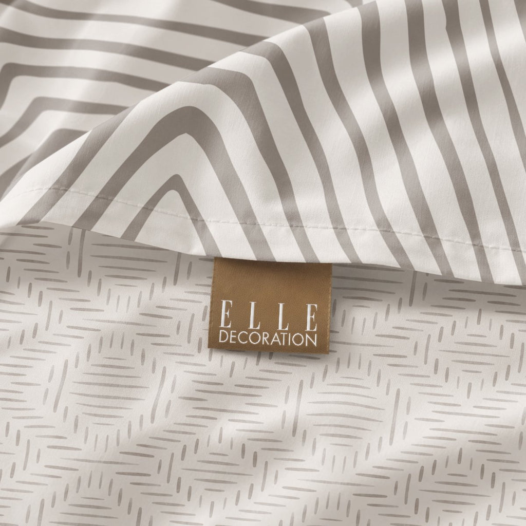 Funda de Almohada Estampada Kaelis Beige - Beige y Blanco - foto 3