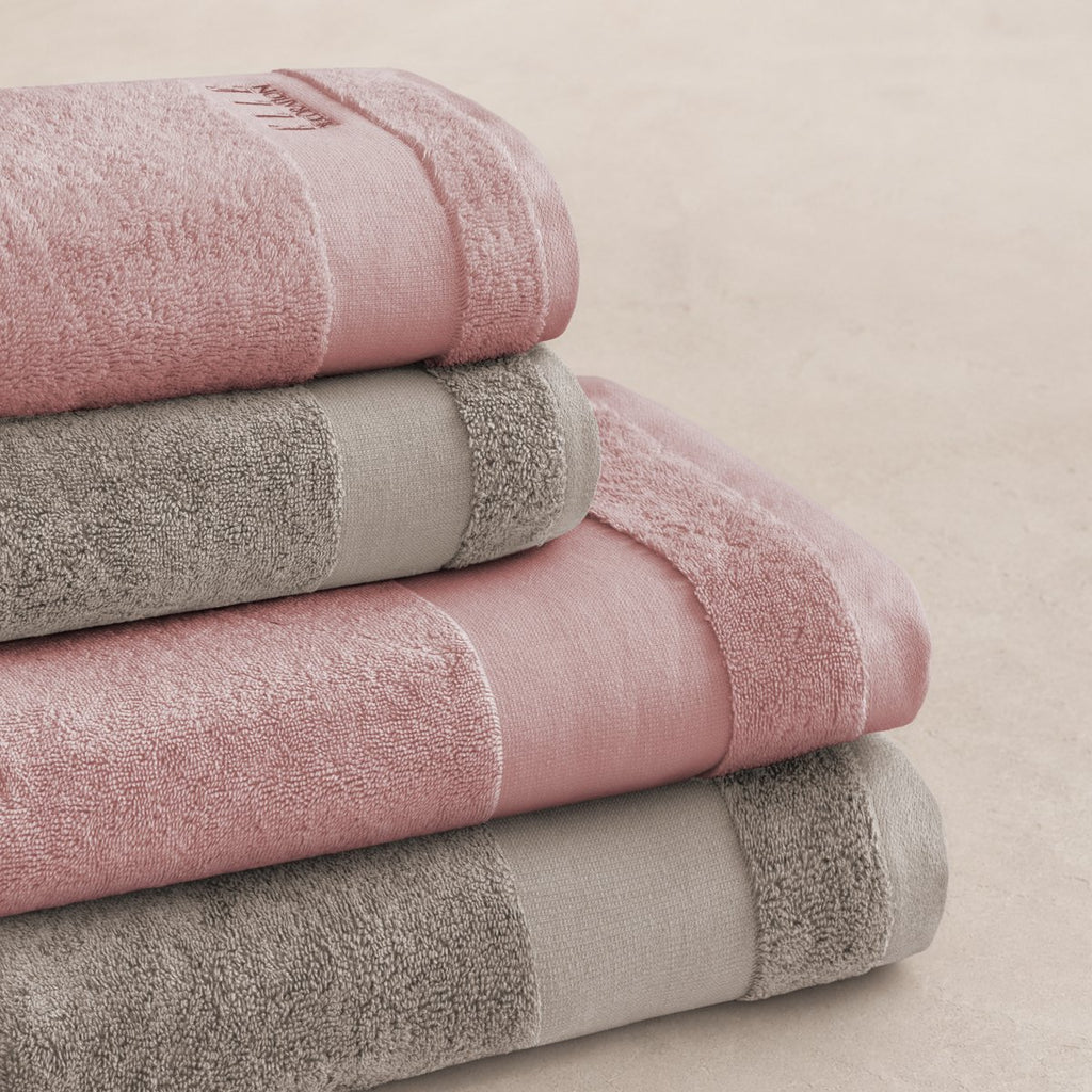 Juego de Toallas Bicolor Luxe Taupe - Rose 700 gr