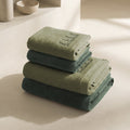 Juego de Toallas Bicolor Zen Green - Olive 600 gr