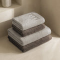 Juego de Toallas Bicolor Zen Linen - Stone 600 gr