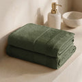 Juego Toallas de Mano LUXE Verde Bosque 700 gr