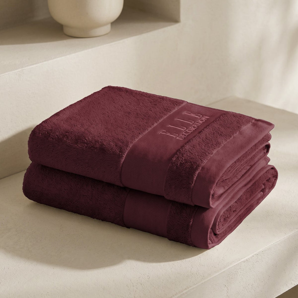 Juego Toallas de Mano LUXE Morado 700 gr