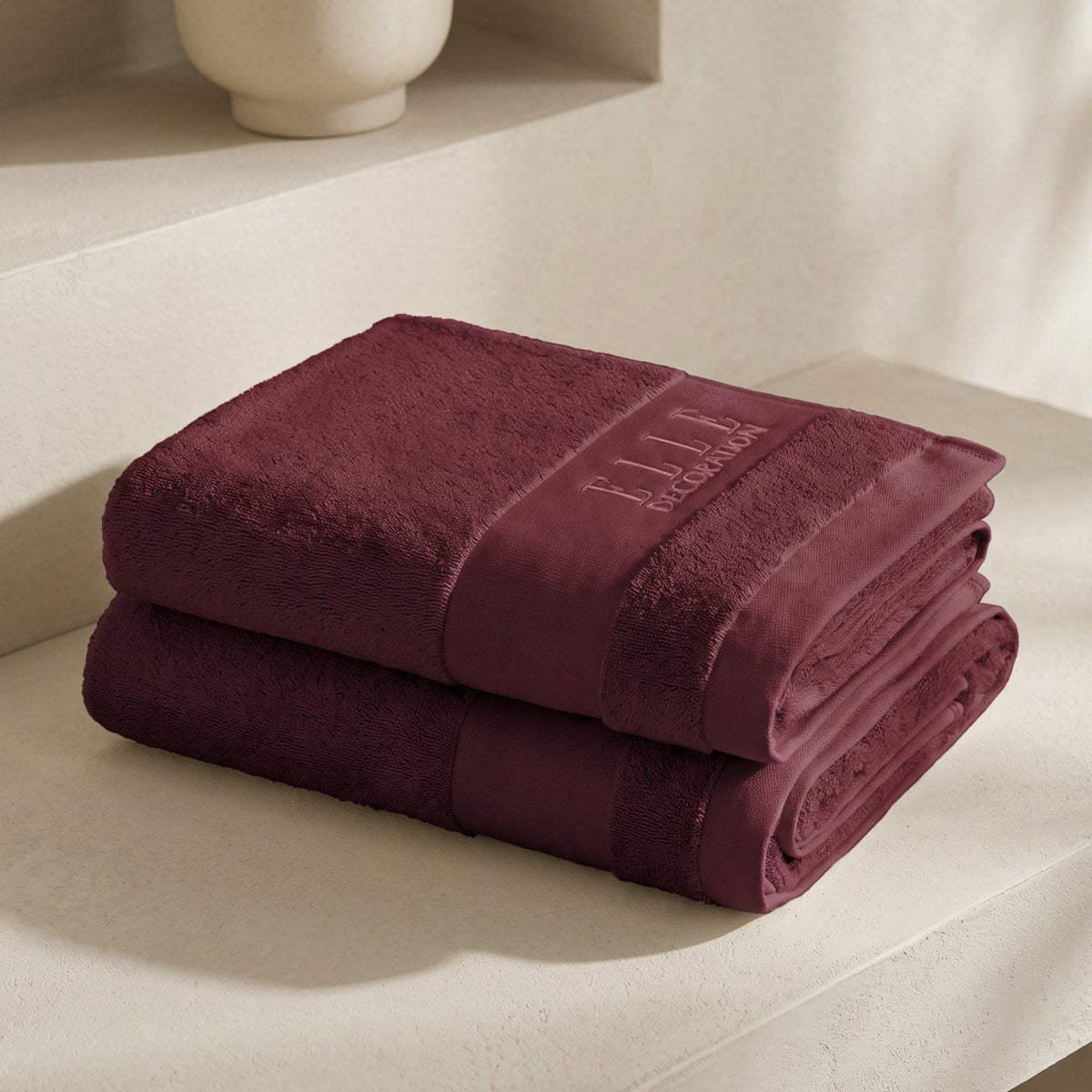 Juego Toallas de Mano LUXE Morado 700 gr