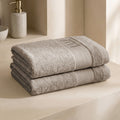 Juego Toallas de Mano Luxe Taupe 700 gr